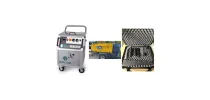 Trockeneisstrahlgerät White Lion WL 3000 Profi Atlas Copco Xas 188 - 14 Baukompressoren mobiler Baustellenkompressor Düsenset für  Trockeneisstrahlgeräte