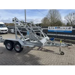 STEMA - Transportador de bobinas de cable KT O2 27-30-25.2 con freno de tambor Remolque de cable 2,7t
