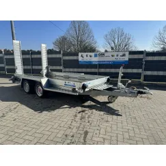 STEMA - Remolque para maquinaria de construcción 3,5 t coche BMAT O2 35-36-18,2 ALU rampas
