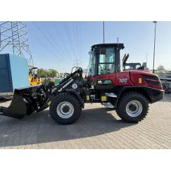Cargadora de ruedas Yanmar V100 de 73 CV, tracción total, 6 toneladas, Fase V de la UE, transmisión hidrostática
