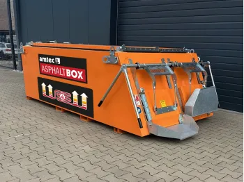 amtec Asphaltbox mit ThermoTOP-Heizsystem – Ratgeber Asphalt warm halten beim Transport