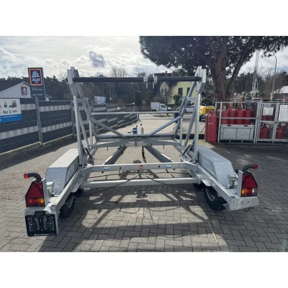 STEMA - Transportador de bobinas de cable KT O2 27-30-25.2 con freno de tambor Remolque de cable 2,7t