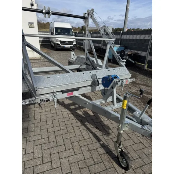 STEMA - Transportador de bobinas de cable KT O2 27-30-25.2 con freno de tambor Remolque de cable 2,7t