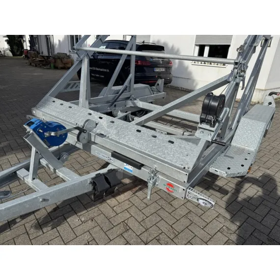 STEMA - Transportador de bobinas de cable KT O2 27-30-25.2 con freno de tambor Remolque de cable 2,7t