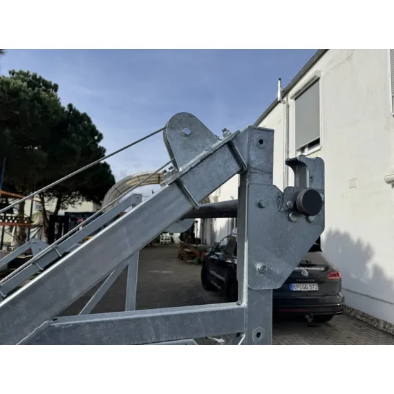 STEMA - Transportador de bobinas de cable KT O2 27-30-25.2 con freno de tambor Remolque de cable 2,7t