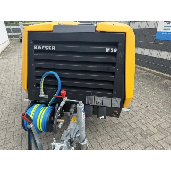 Kaeser M59 PE bouwcompressoren MOBILAIR, geremd en 10 bar
