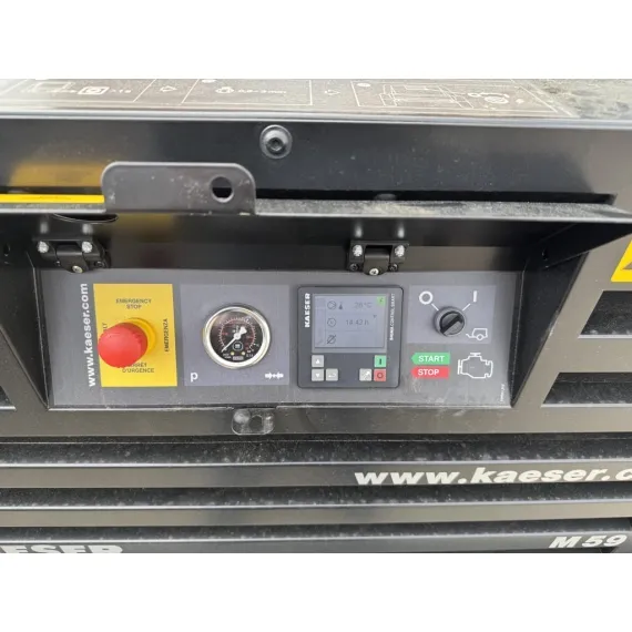Kaeser M59 PE bouwcompressoren MOBILAIR, geremd en 10 bar