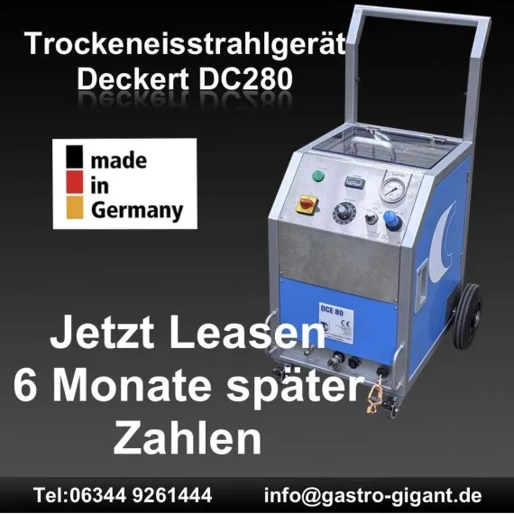Sistema de limpieza criogénica Deckert DCE 80