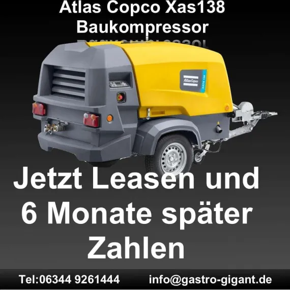 Sistema de limpieza criogénica Deckert DCE 480 Compresores para obras Atlas Copco Xats 138 - Compresor móvil para obras