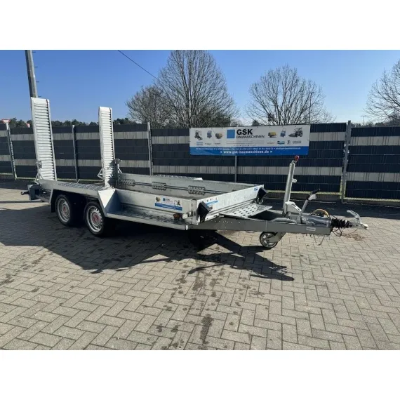 STEMA - Remolque para maquinaria de construcción 3,5 t coche BMAT O2 35-36-18,2 ALU rampas