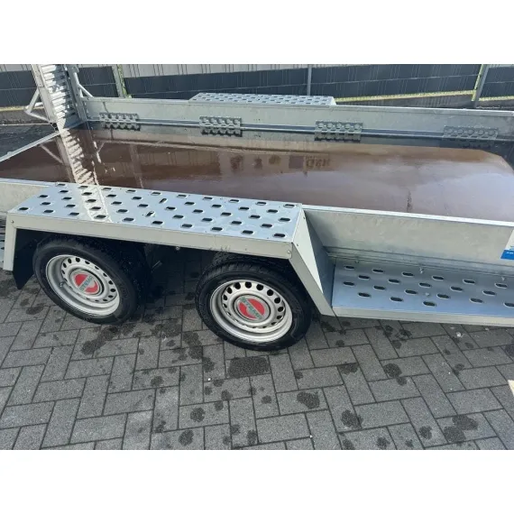 STEMA - Remolque para maquinaria de construcción 3,5 t coche BMAT O2 35-36-18,2 ALU rampas