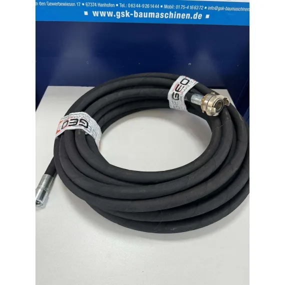 Ø 75 L Cabezal oscilante versión larga GEO ERDRAKETE con cabezal oscilante con engrasador y manguera de aire comprimido