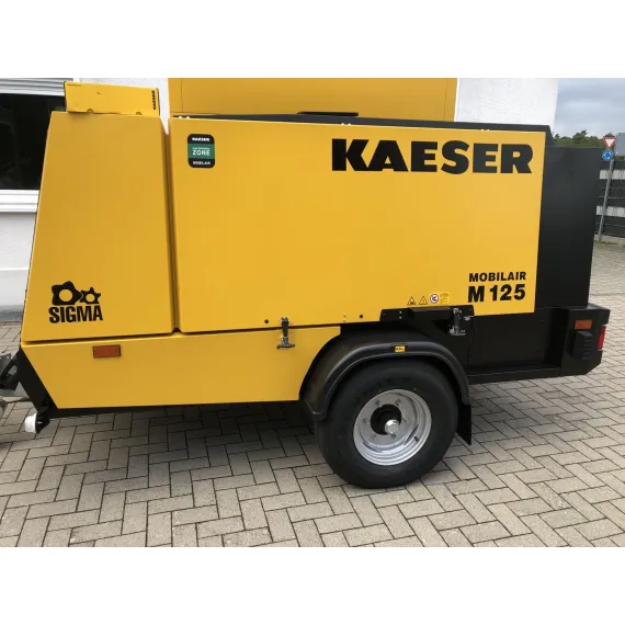 Kaeser M125 Tratamiento del aire G - Compresores para la construcción MOBILAIR, con freno y 14 bar
