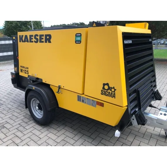 Kaeser M125 Tratamiento del aire G - Compresores para la construcción MOBILAIR, con freno y 14 bar