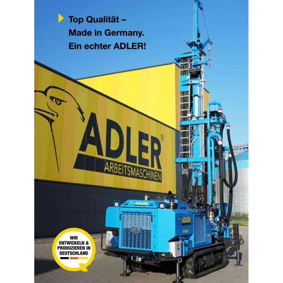 Equipo de perforación de doble cabezal ADLER B 200 - Potente solución para energía geotérmica e ingeniería civil especializada