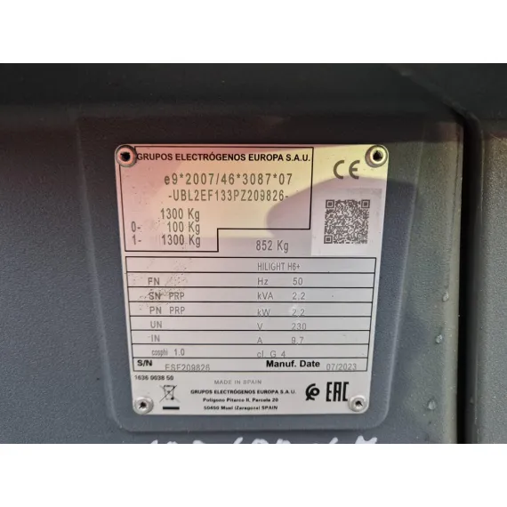 Mástil de iluminación Atlas Copco HiLight H6+ usado