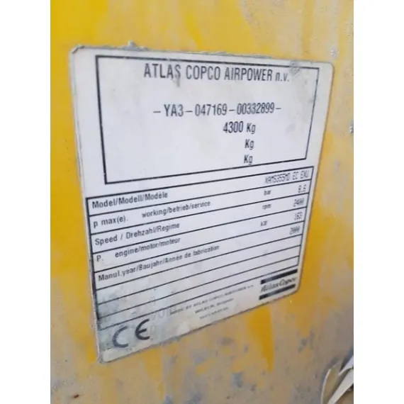 Compresor Atlas Copco XAMS 355 usado