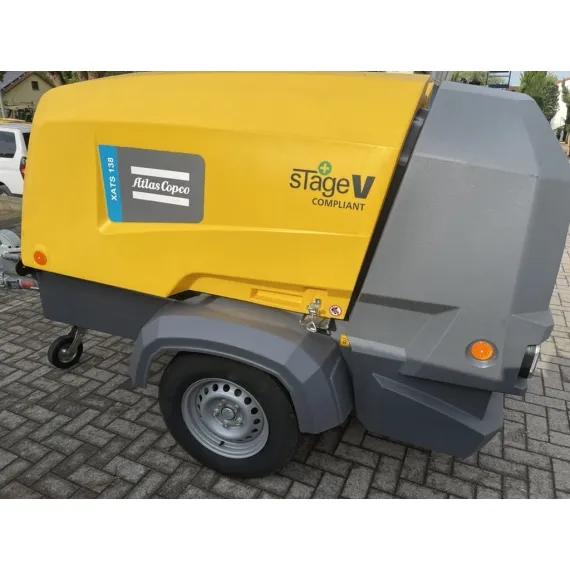 Nuevo compresor para obras Atlas Copco Xats 138
