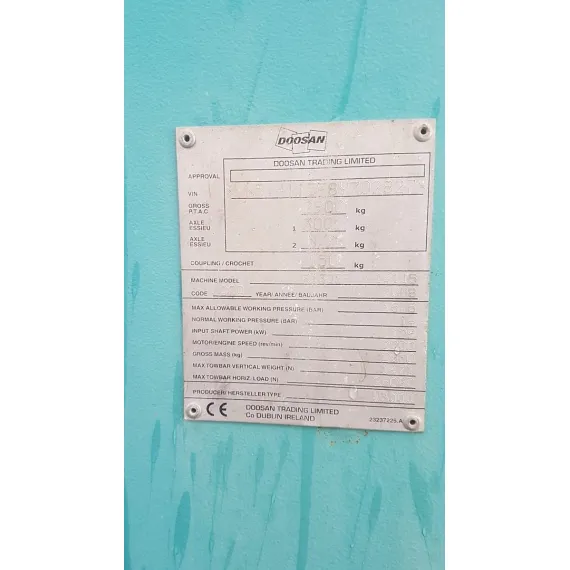 Compresor Doosan 14/115 usado