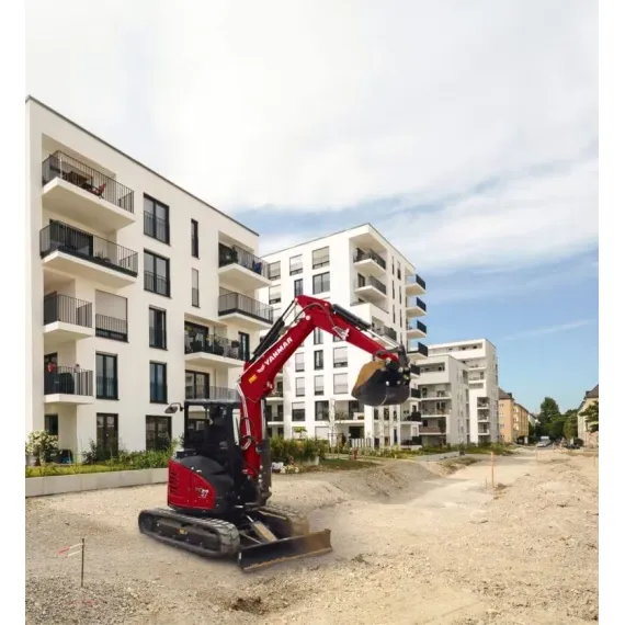 Miniexcavadora Yanmar ViO57-6 B de cola cero