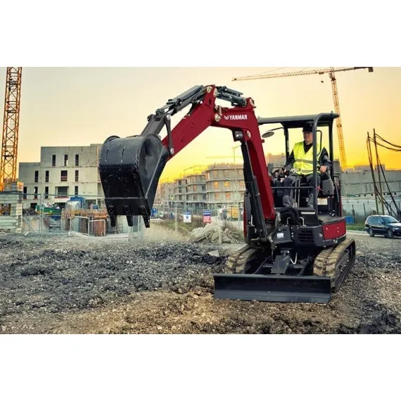Мини-экскаватор Yanmar ViO33-6 - нулевой хвост