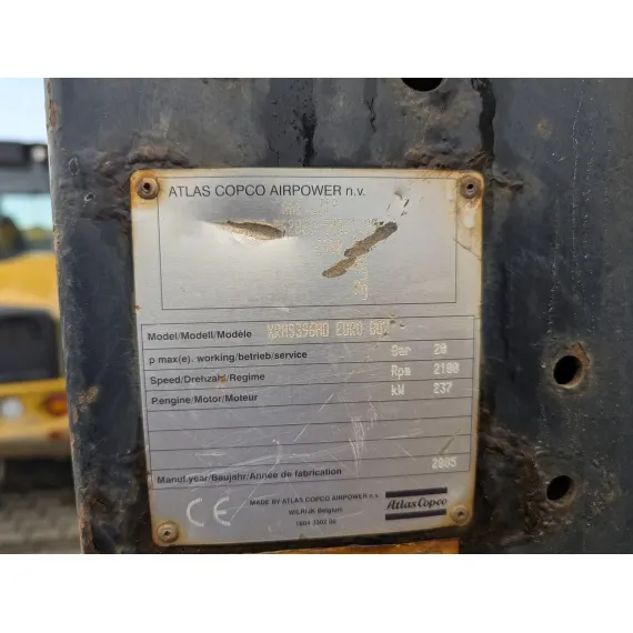 Compresor usado Atlas Copco XRHS 396