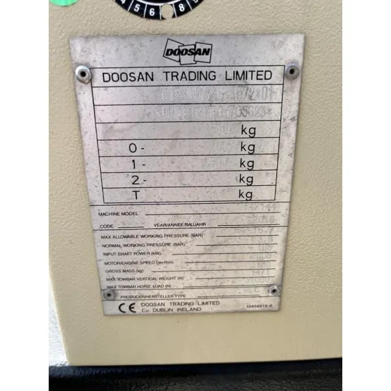 Compresor Doosan 14/144 usado