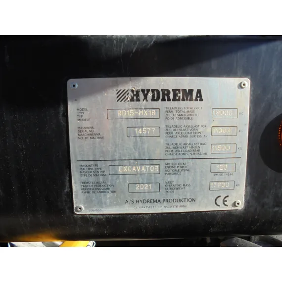 Hydrema MX 18