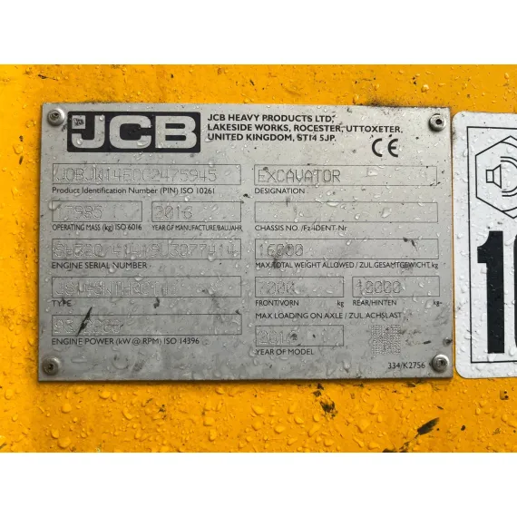 JCB JS145W