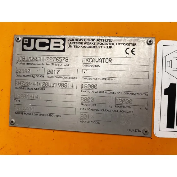 JCB JS 20 MH