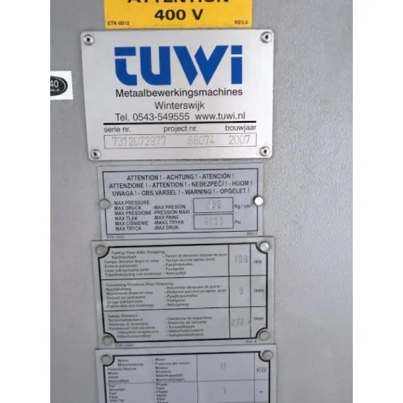 Gebraucht – DURMA AD-S 25100 von 2007 – Abkantpresse