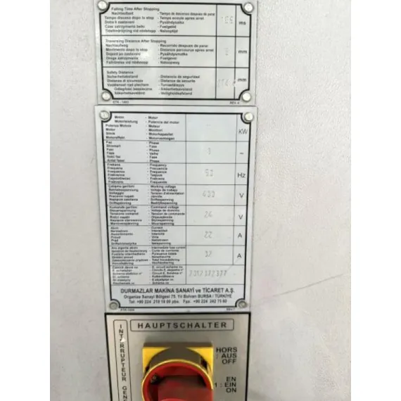 Gebraucht – DURMA AD-S 25100 von 2007 – Abkantpresse