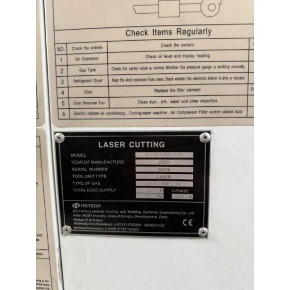 Gebraucht – FARLEY-LASER LAB MARVEL 12000-3015 von 2022 – Laserschneidanlage
