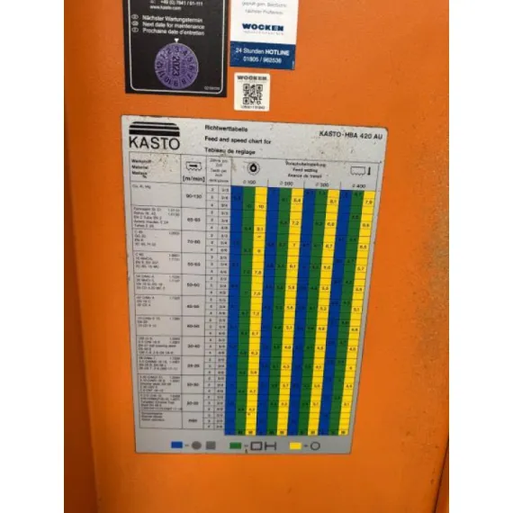 Gebraucht – KASTO HBA 420 AU von 1990 – Sägeautomat