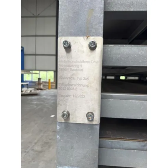 Gebraucht – MEKON METALLKONSTRUKTION 20221004-2 von 2022 – Blechlagerregal