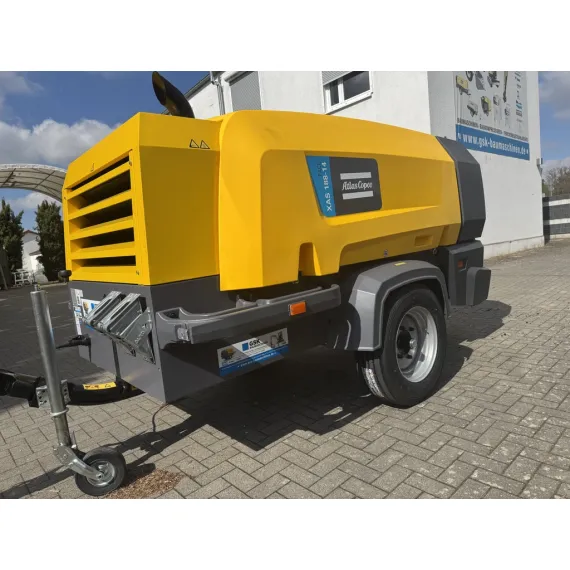 Neu Atlas Copco Xas 188 - 14 Baukompressoren - mobiler - Kompressor