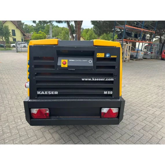 Neu Kaeser M59 PE Baukompressoren MOBILAIR, gebremst und 14 Bar