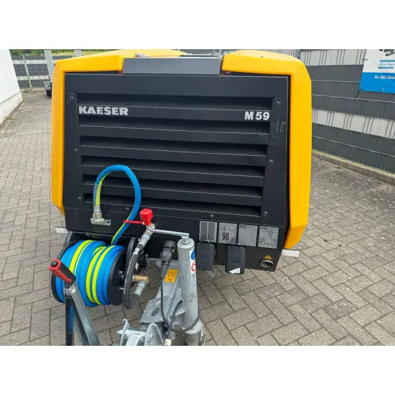 Neu Kaeser M59 PE Baukompressoren MOBILAIR, gebremst und 14 Bar