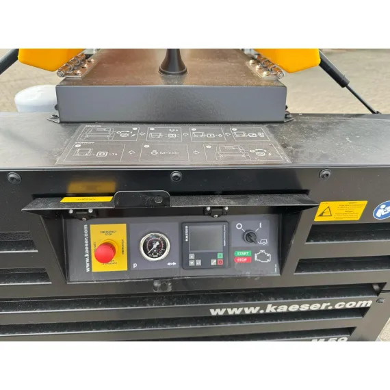 Neu Kaeser M59 PE Baukompressoren MOBILAIR, gebremst und 14 Bar
