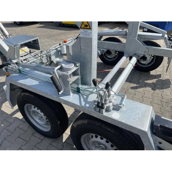 Neu Kabeltrommelwagen BKT 27 Bagela höhenverstellbare Zugdeichsel