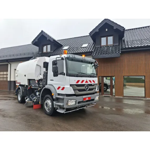 Gebraucht – Kehrmaschinen – Mercedes-Benz Axor 1829 Johnston – Bild 1
