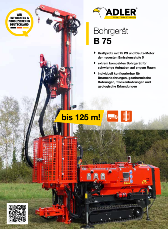 Adler Bohrgeräte - Geothermie