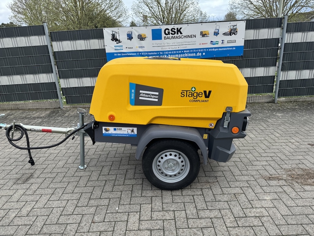 , Строительные компрессоры Atlas Copco Xas 38-7