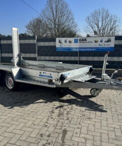 STEMA - Aanhangwagen bouwmachine 3,5 t auto BMAT O2 35-36-16 ALU oprijplaten