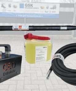 Atmos Kompressor PB 82 E mit 6 Bar 1,4 qm3 Ø 55 L Schwing Kopf Langversion GEO ERDRAKETE Schwingkopf Öler und Druckluftschlauch